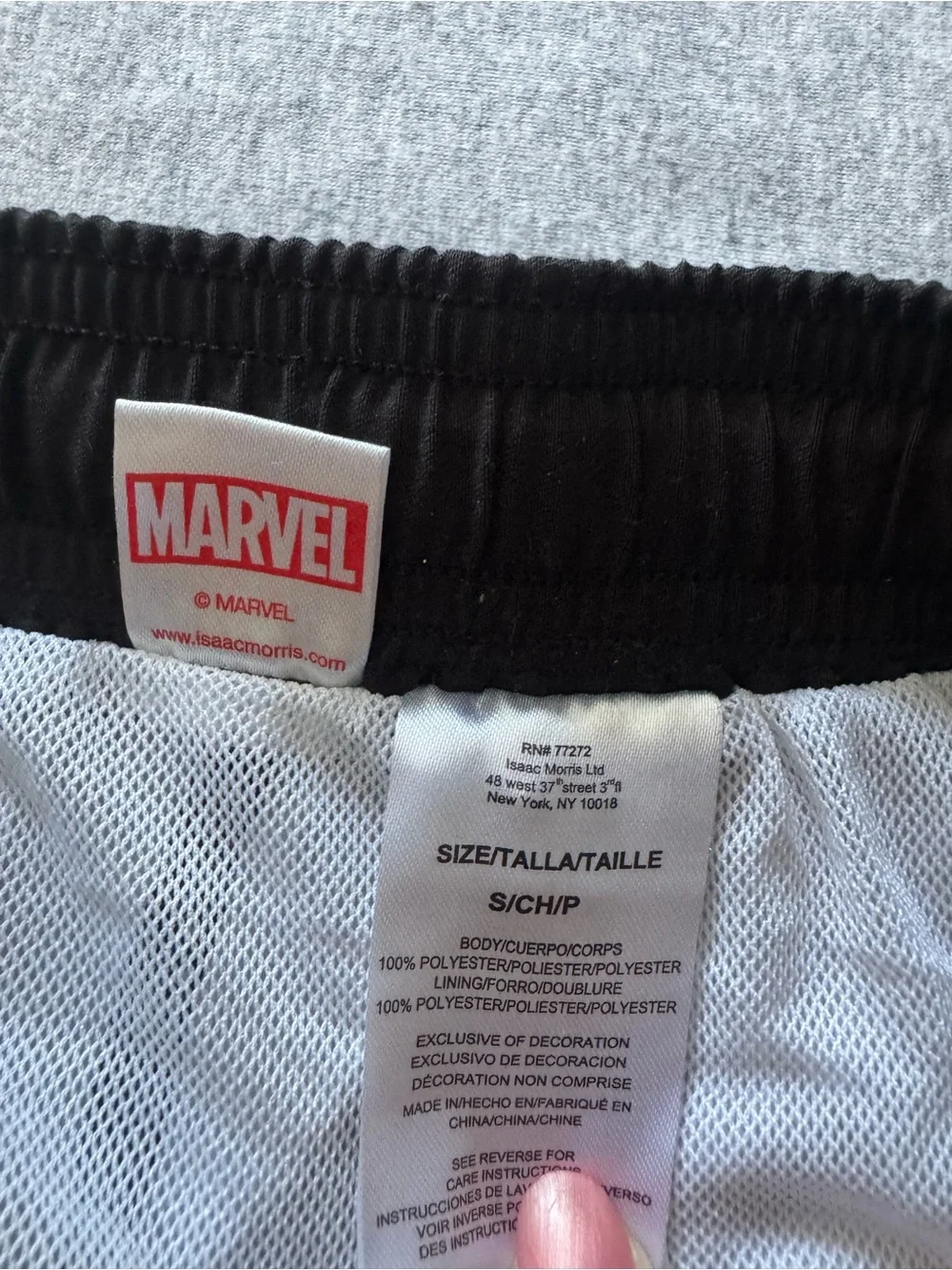 Marvel official black